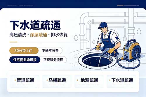 遂宁下水道疏通